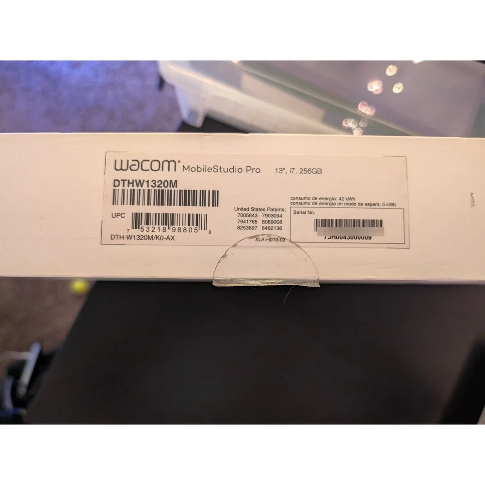 Wacom MobileStudio Pro 13 Creative Pen Computer Tablet Black Cintiq DTH-W1320
